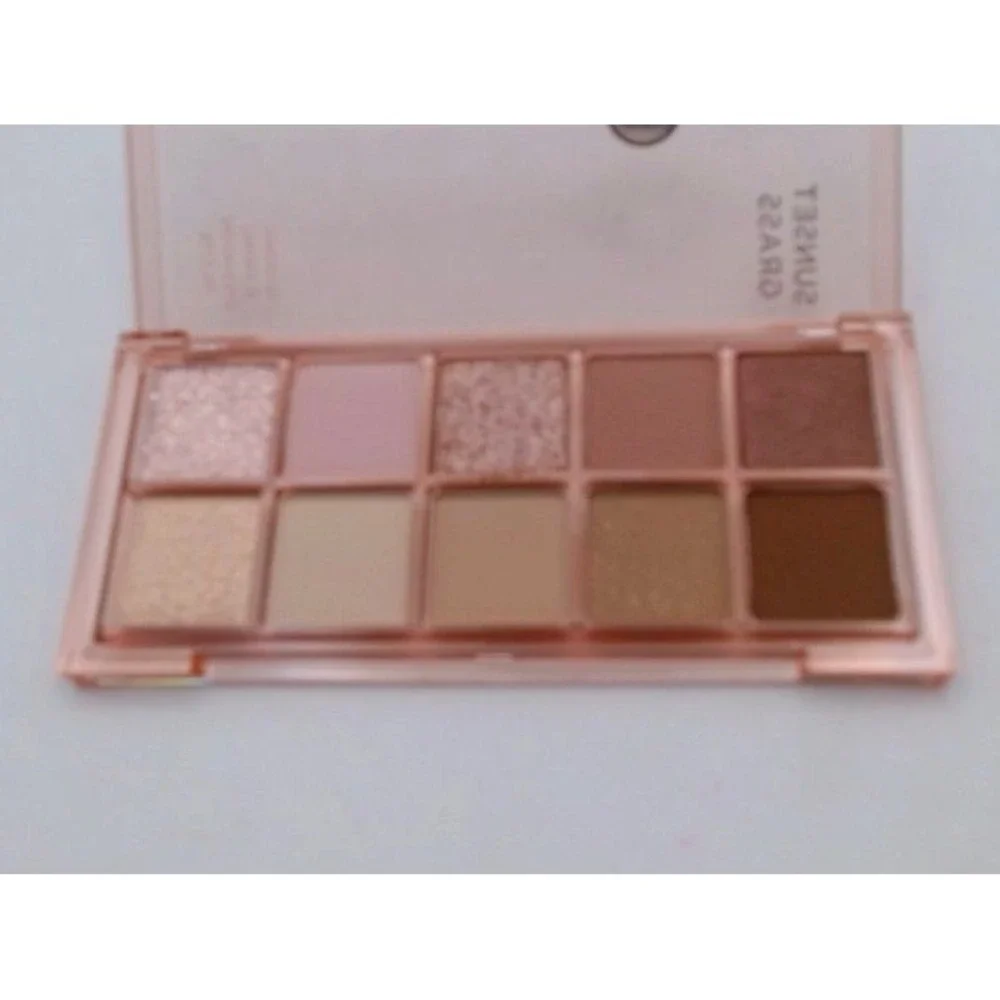 Seasonal Blending Eyeshadow Palette , 01 Sunset Grass, 10 Colors, BNIB